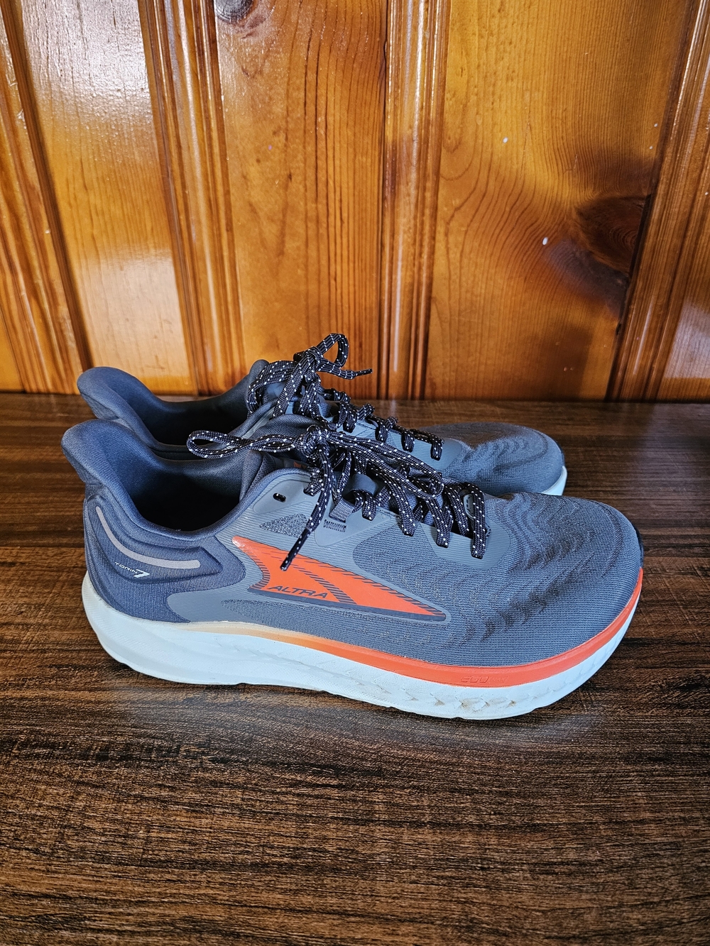 Altra Men's Blue Gray and Orange Road Running Shoes